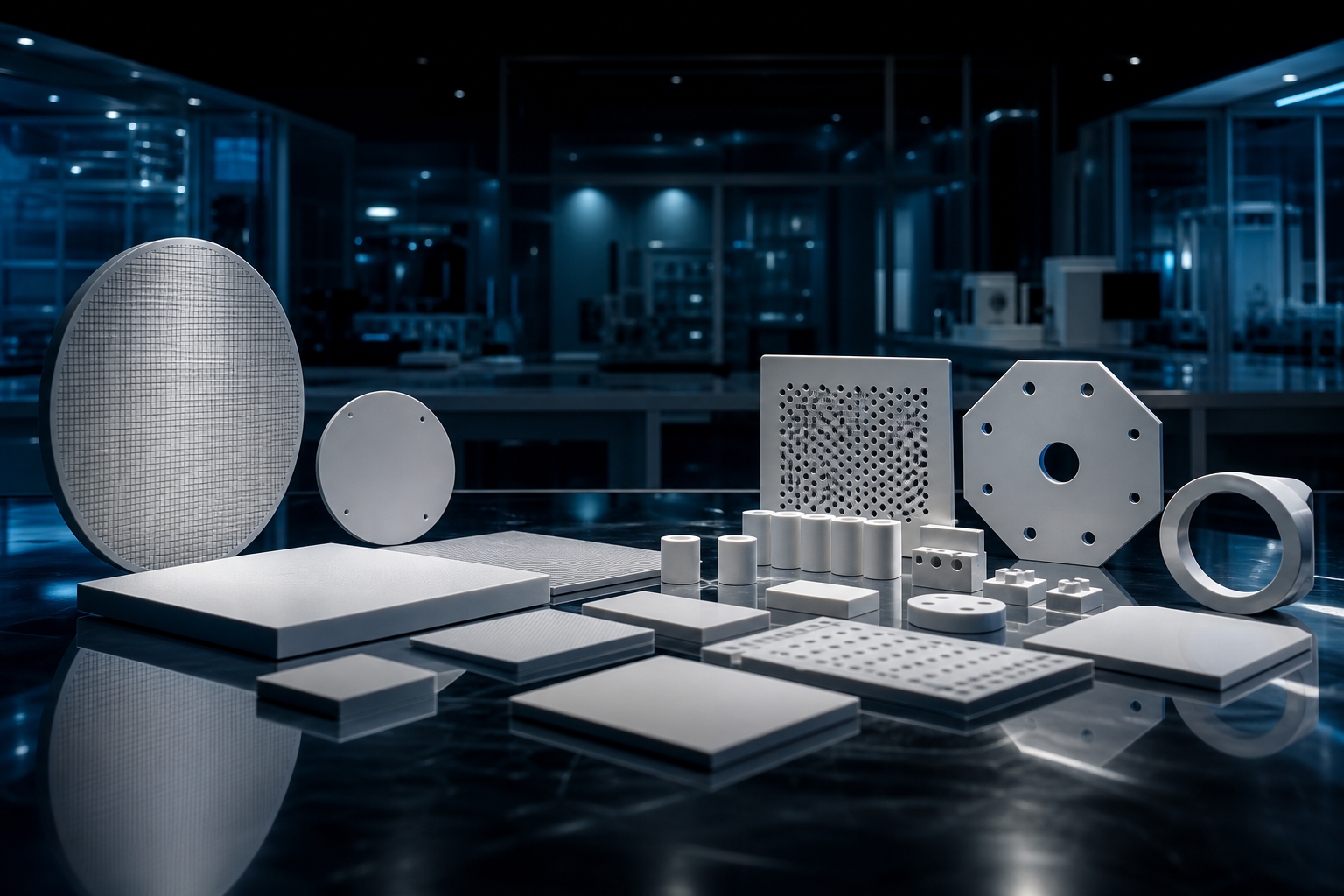 Precision ceramic components